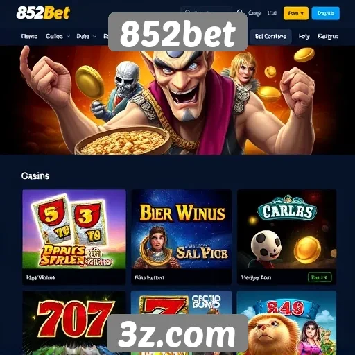 Plataforma 852bet oferece diversas opções de jogos