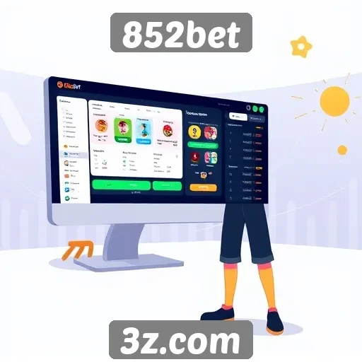 Experiência do usuário no 852bet e sua interface